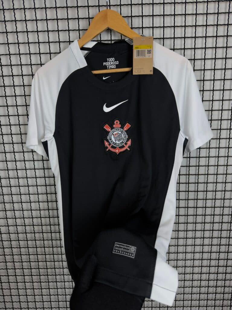 Camisa Corinthians Preta 25/26 Torcedor