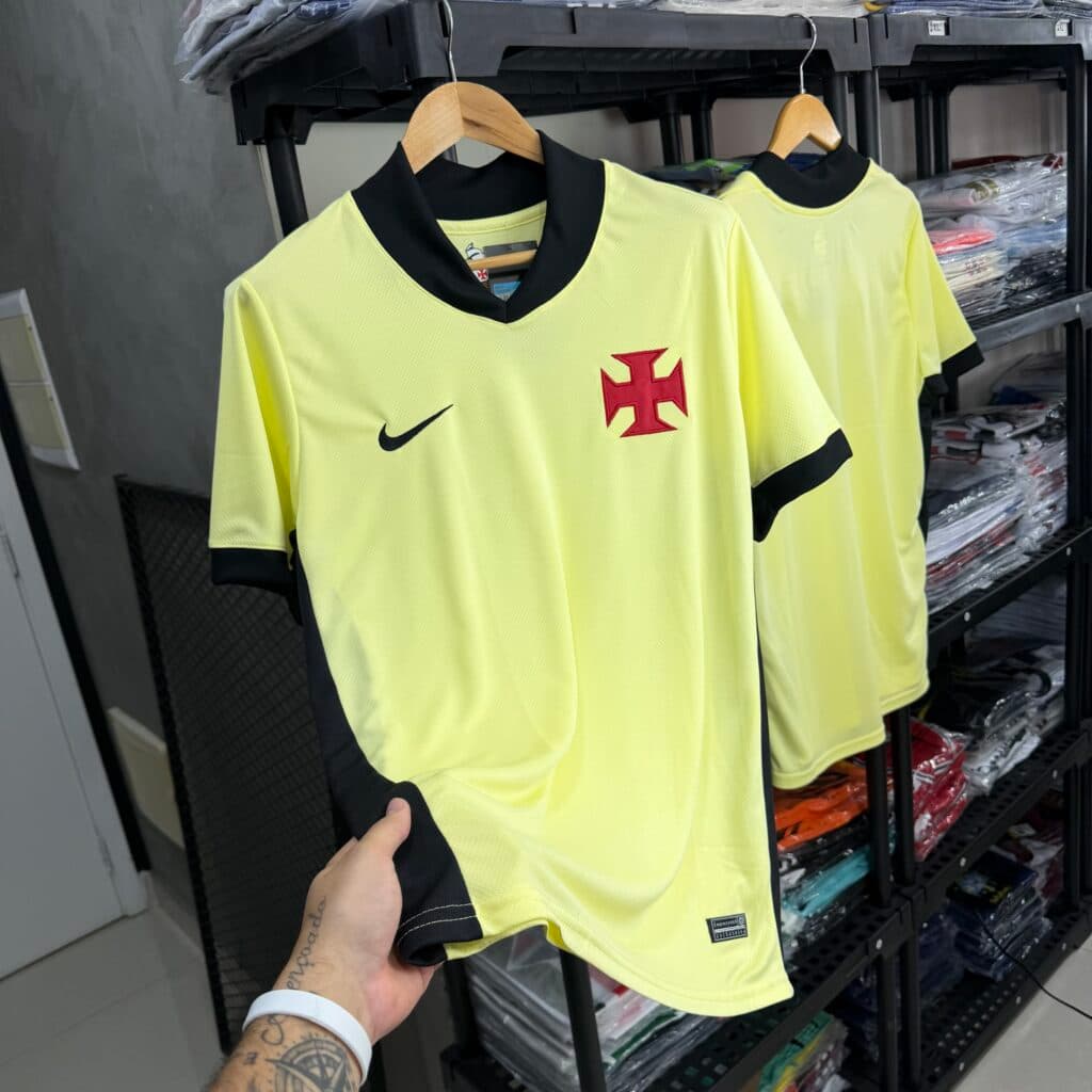 Camisa Vasco Amarela 26/27 · Nacional Premium