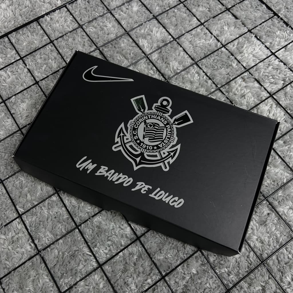Caixa Personalizada Corinthians All Black