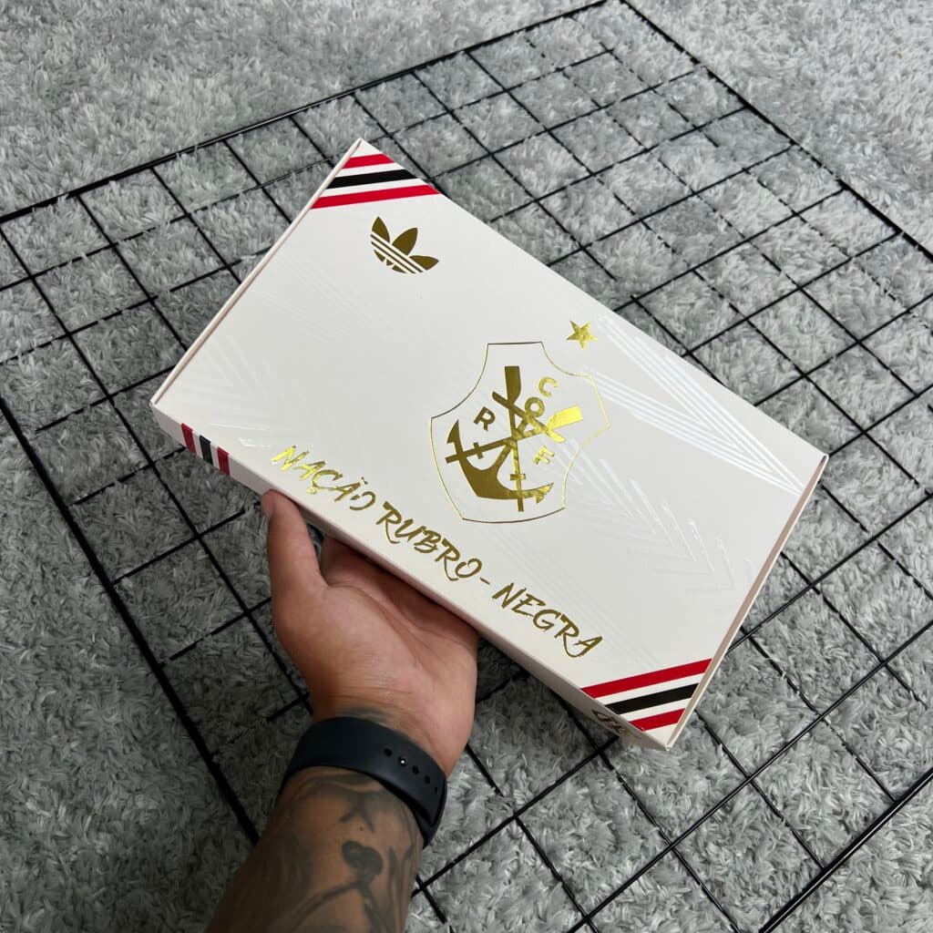 Caixa Personalizada Flamengo Bege