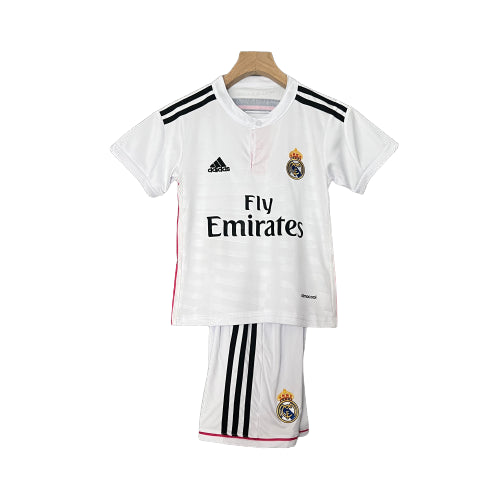 Conjunto Infantil Retrô - Real Madrid 14/15 I Home