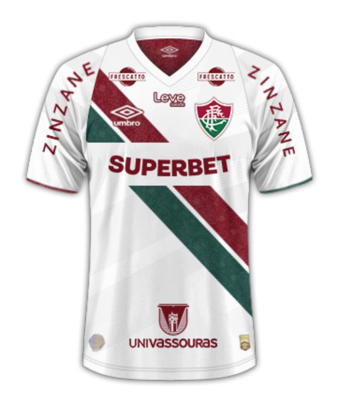 Camisa Fluminense 24/25 II Away - Todos os Patrocínios - Versão Torcedor