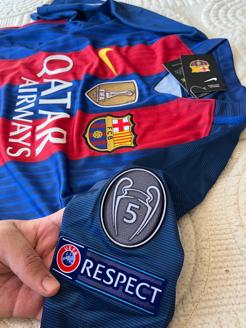 Camisa Barcelona 16/17 I Home - Versão Retrô