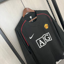 Camisa Manchester United 07/08 II Away - Versão Retrô Manga Longa