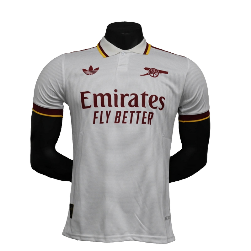 Camisa Arsenal 25/26 Edição Especial - Branca - Versão Jogador