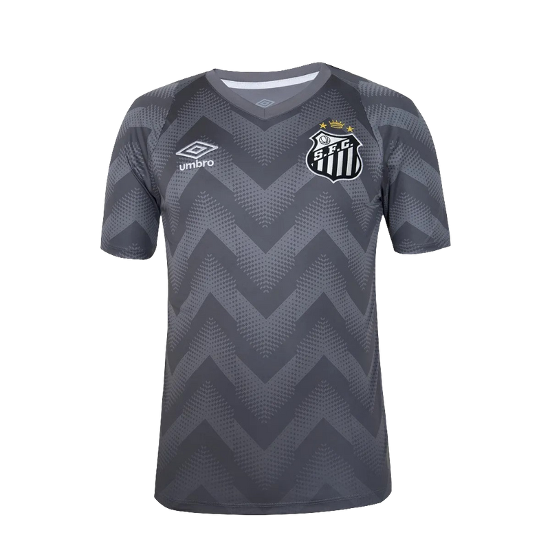 Camisa Santos 24/25 Goleiro - Cinza - Versão Torcedor