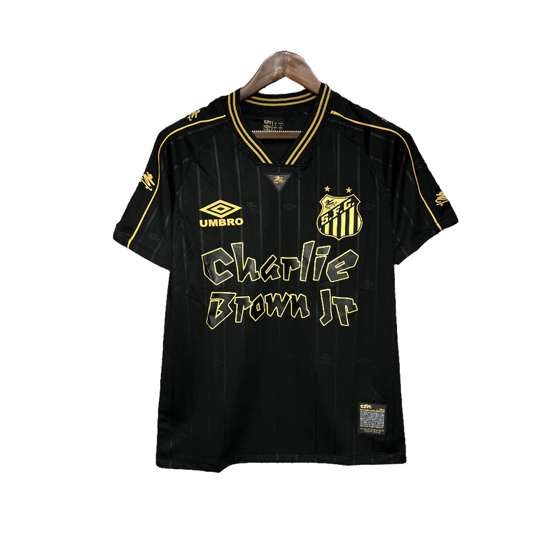 Camisa Santos 24/25 Charlie Brown JR - Preto - Versão Torcedor