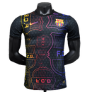 Camisa Barcelona 25/26 Edição Especial - Preta, Amarela e Vermelha - Versão Jogador