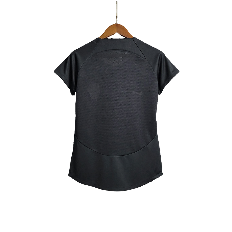 Camisa Corinthians 22/23 Treino - Preto - Feminina