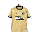 Camisa Botafogo 24/25 Goleiro - Ouro - Todos os Patrocínios - Versão Torcedor