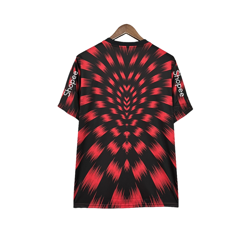 Camisa Flamengo 25/26 Pré-Jogo - Todos os Patrocínios - Versão Torcedor