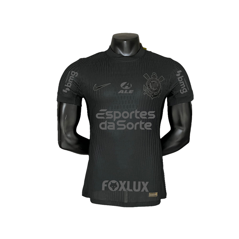 Camisa Corinthians 24/25 II Away - Todos os Patrocínios - Versão Jogador
