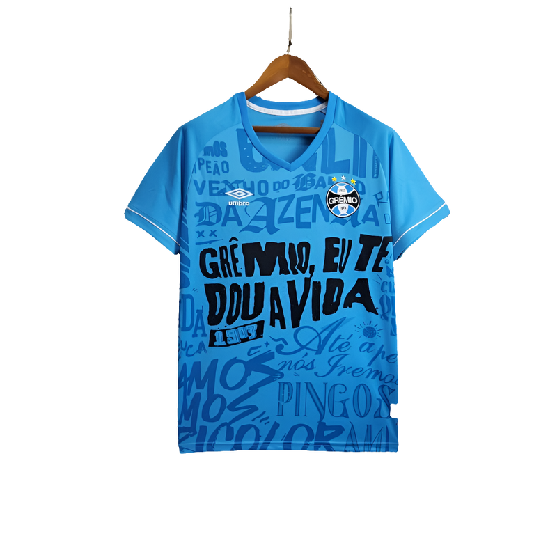 Camisa Grêmio 24/25 Edição Especial Treino - Azul - Versão Torcedor