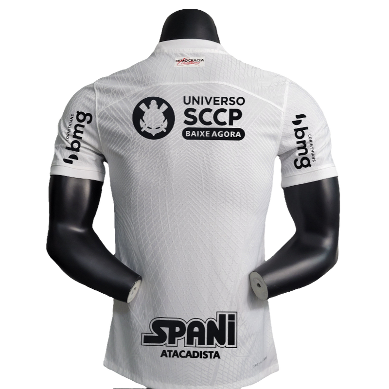 Camisa Corinthians 23/24 I Home - Todos os Patrocínios - Versão Jogador