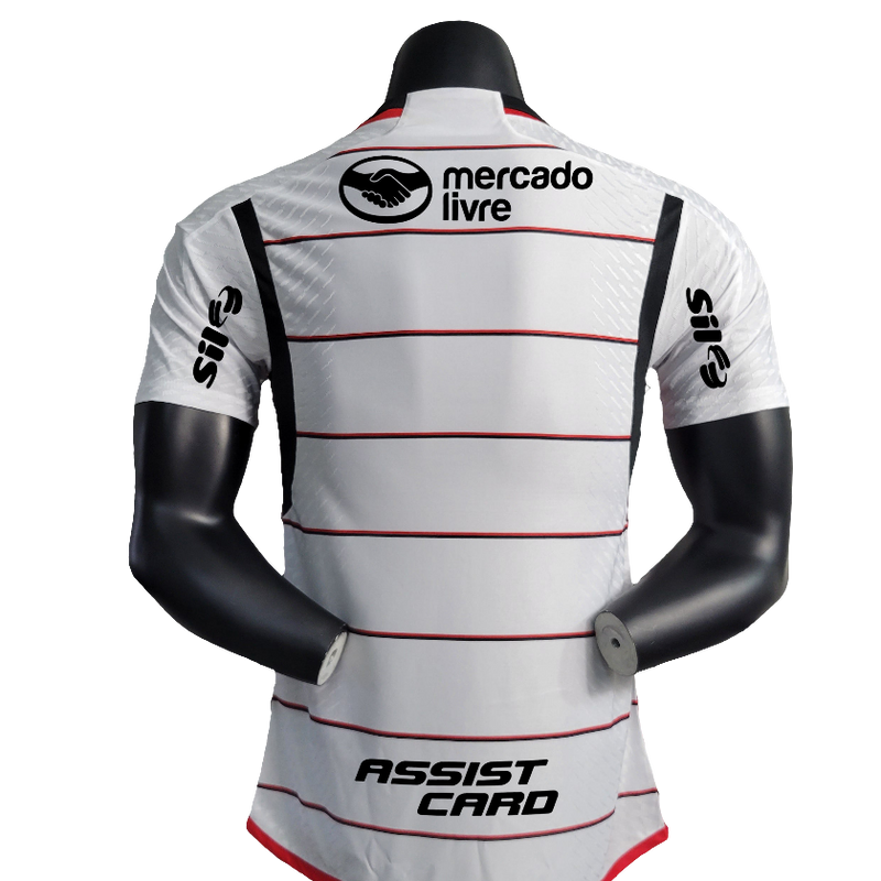 Camisa Flamengo 23/24 II Away - Todos os Patrocínios - Versão Jogador