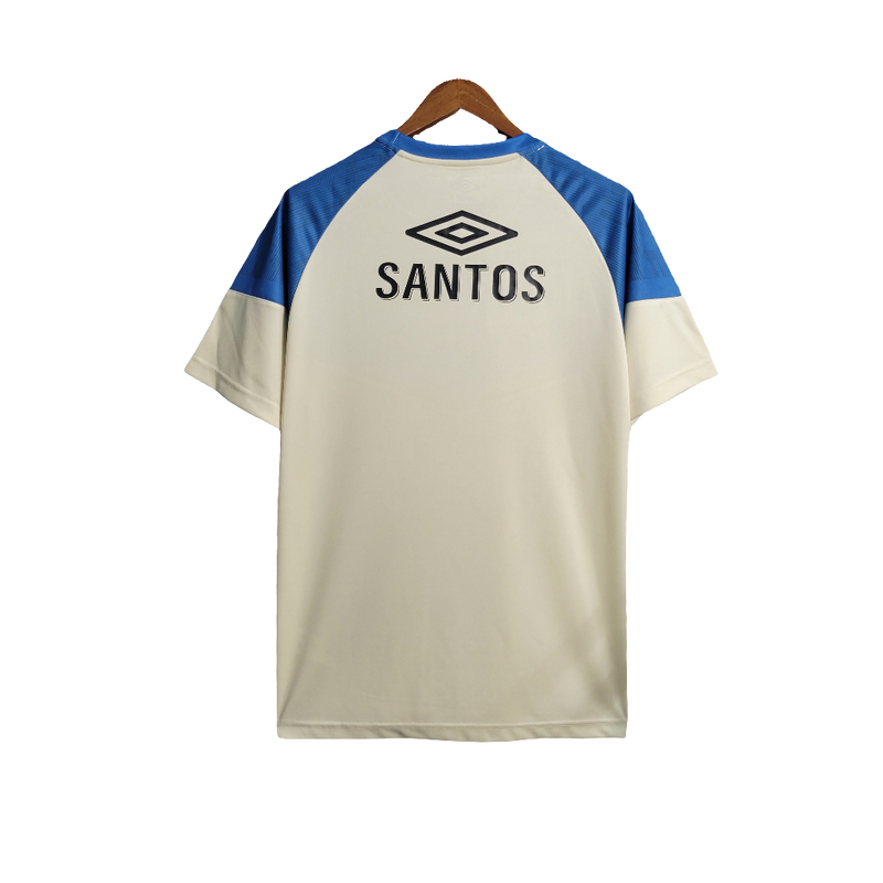 Camisa Santos 23/24 Treino - Bege - Versão Torcedor