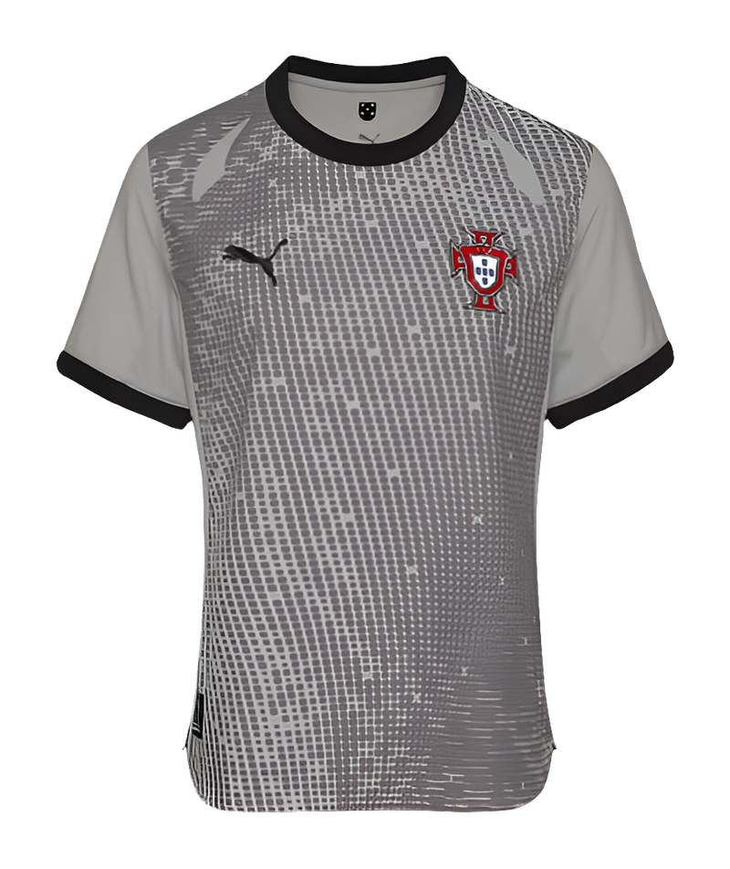 Camisa Portugal 25/26 Goleiro - Cinza - Versão Torcedor
