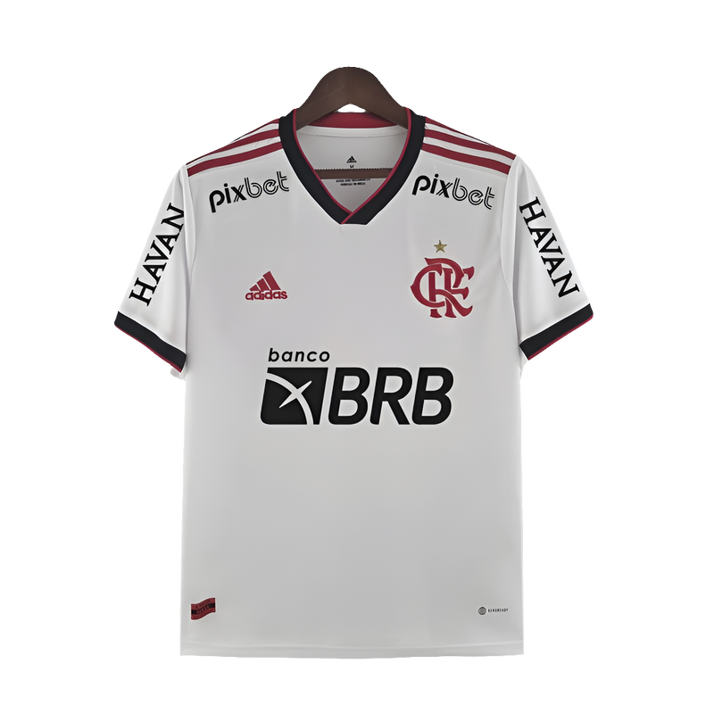 Camisa Flamengo 22/23 II Away - Todos os Patrocínios - Versão Torcedor