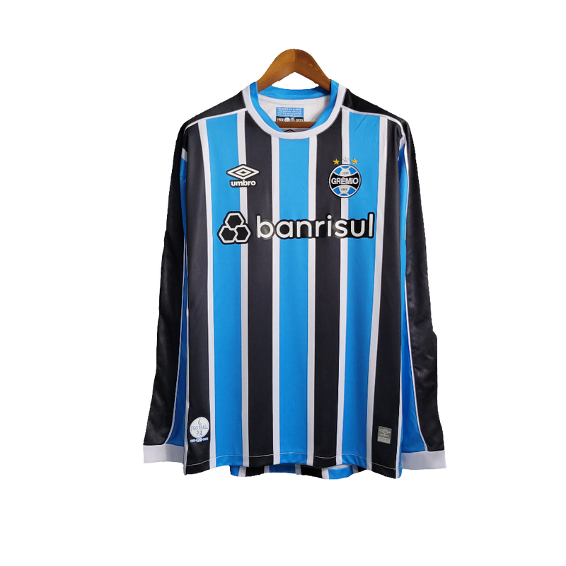 Camisa Grêmio 23/24 I Home - Manga Longa