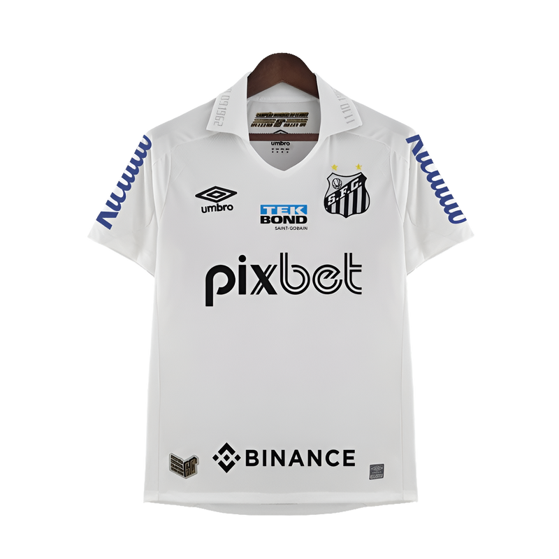 Camisa Santos 22/23 I Home - Todos os Patrocínios - Versão Torcedor