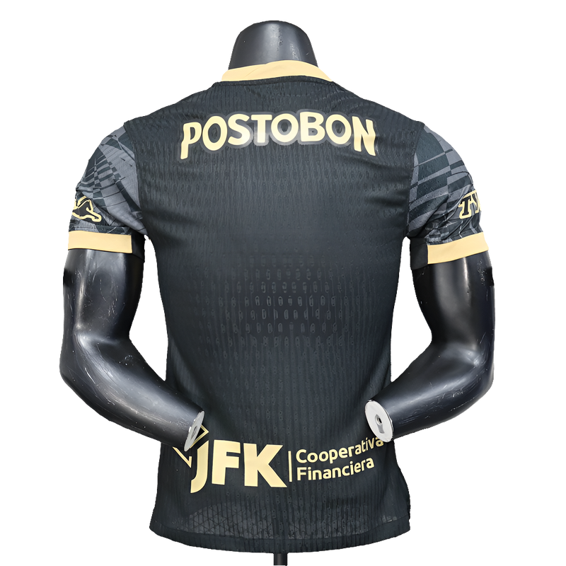 Camisa Atlético Nacional 25/26 Edição Preta - Versão Jogador