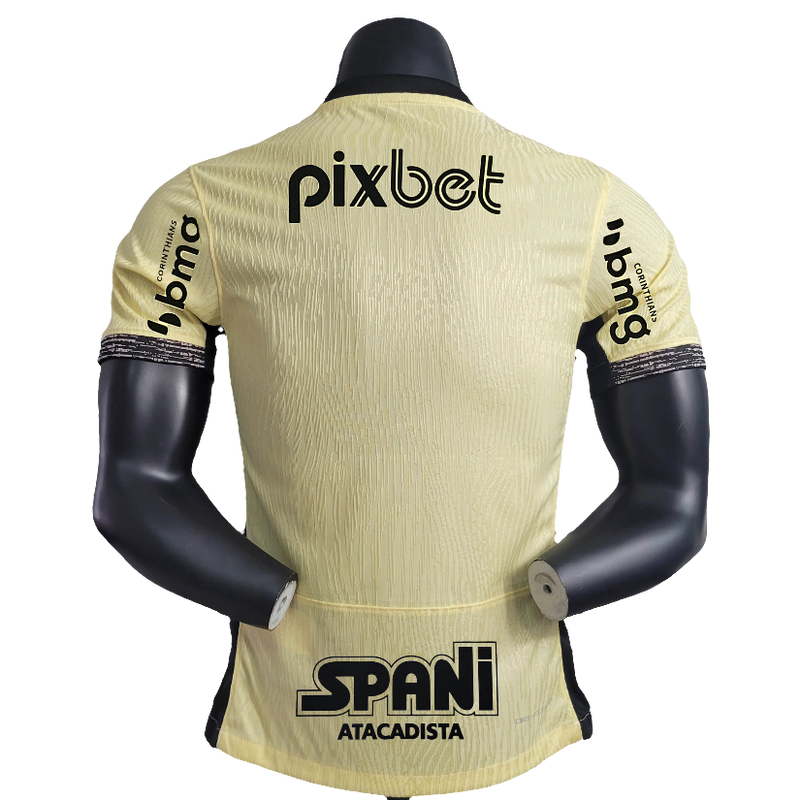 Camisa Corinthians 23/24 III Third - Todos os Patrocínios - Versão Jogador