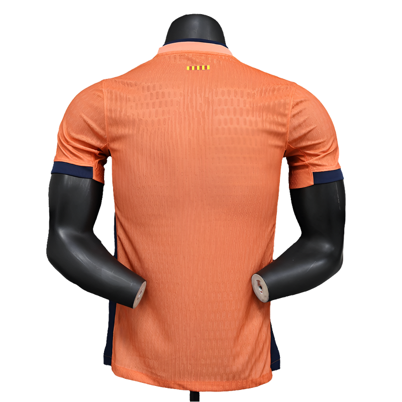 Camisa Barcelona 25/26 Edição Especial - Laranja - Versão Jogador