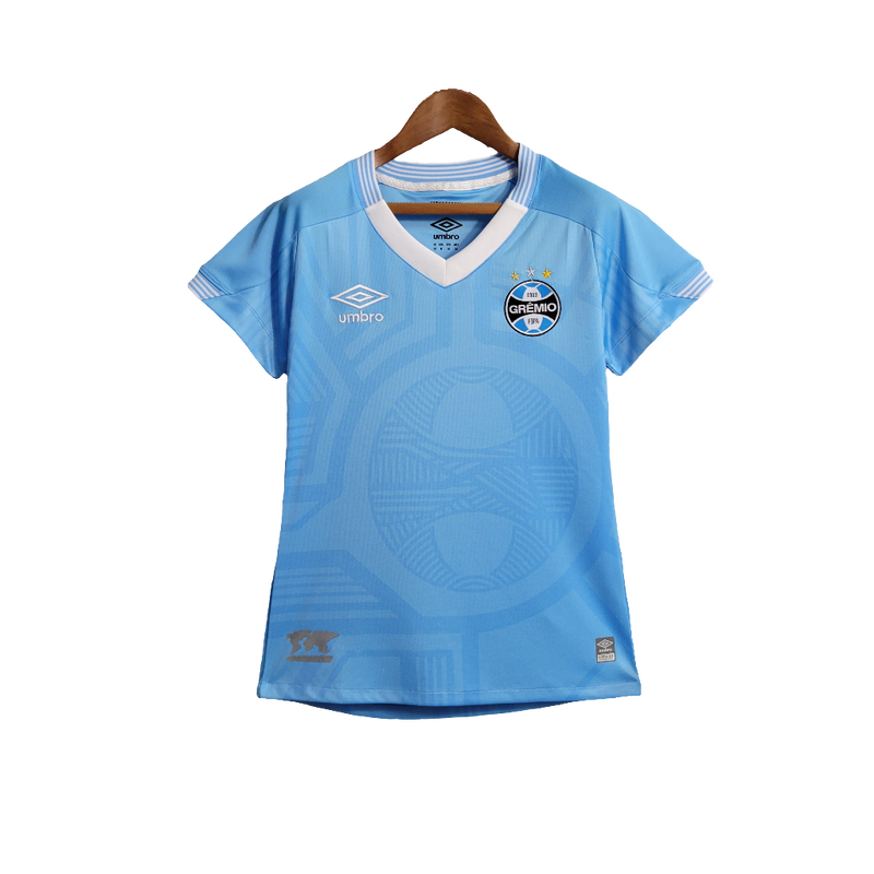 Camisa Grêmio 23/24 Edição Especial - Azul Celeste - Feminina