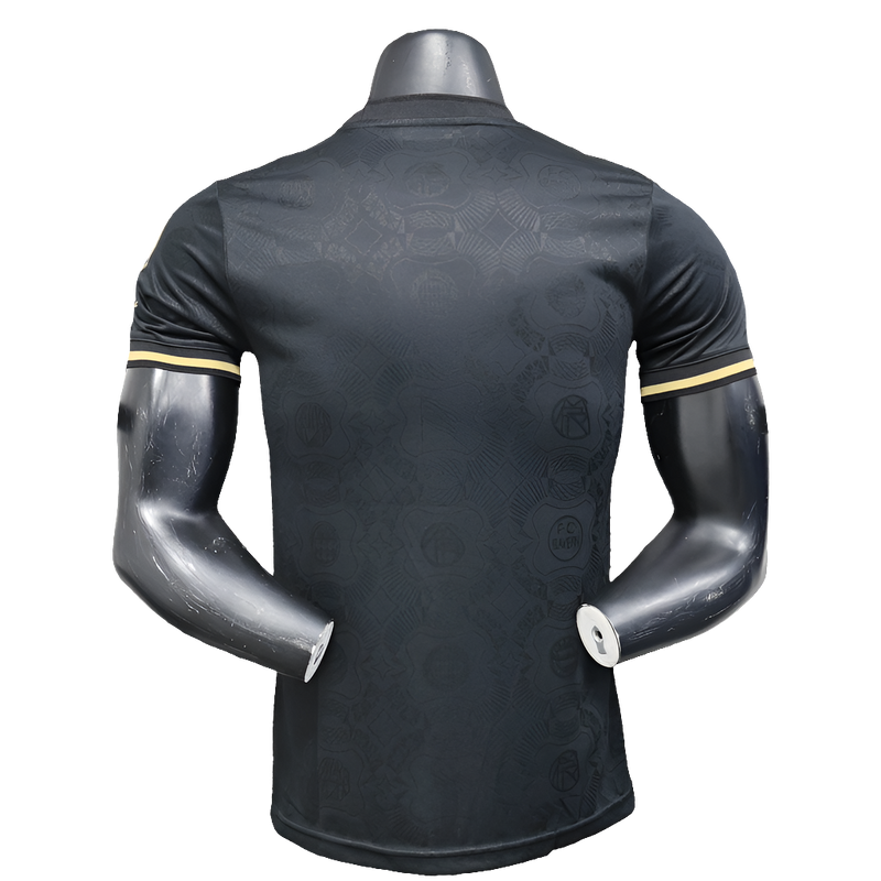 Camisa Bayern de Munique 25/26 Edição 125º Aniversário - Preta - Versão Jogador