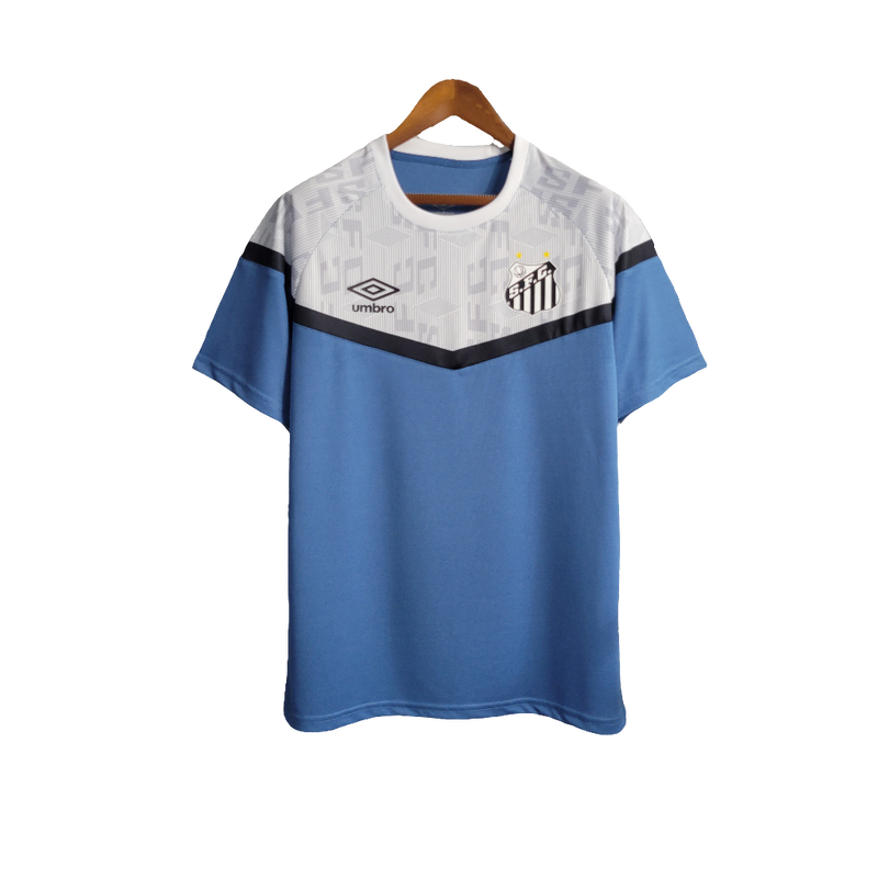 Camisa Santos 23/24 Treino - Azul - Versão Torcedor
