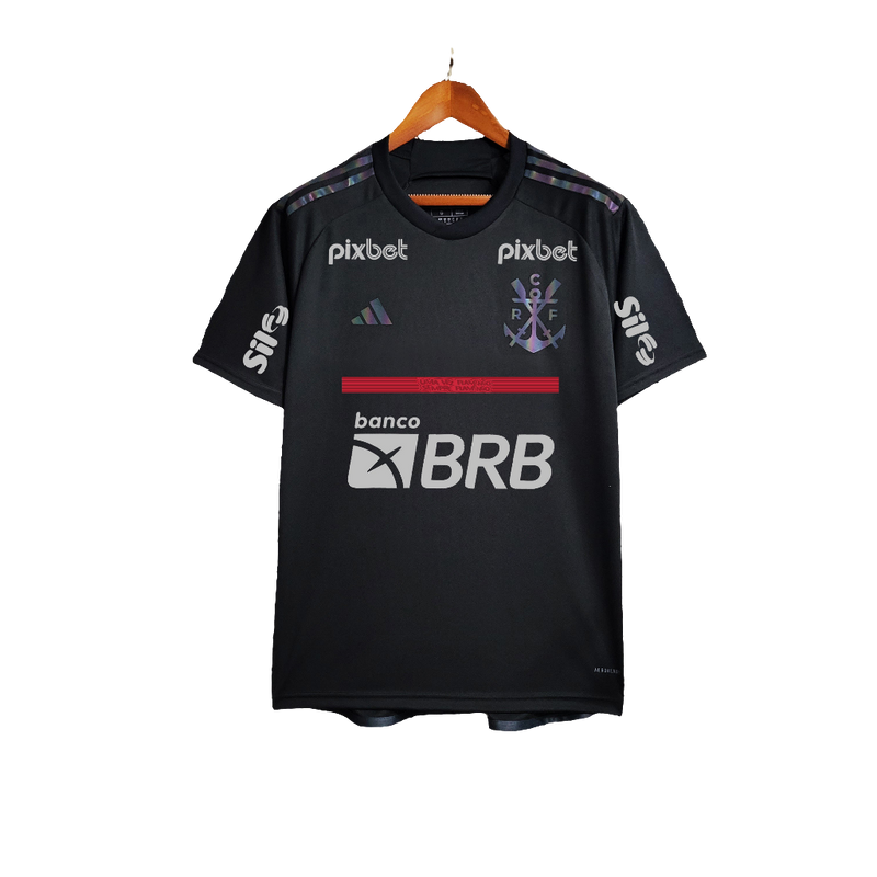Camisa Flamengo 23/24 III Third - Todos os Patrocínios - Versão Torcedor