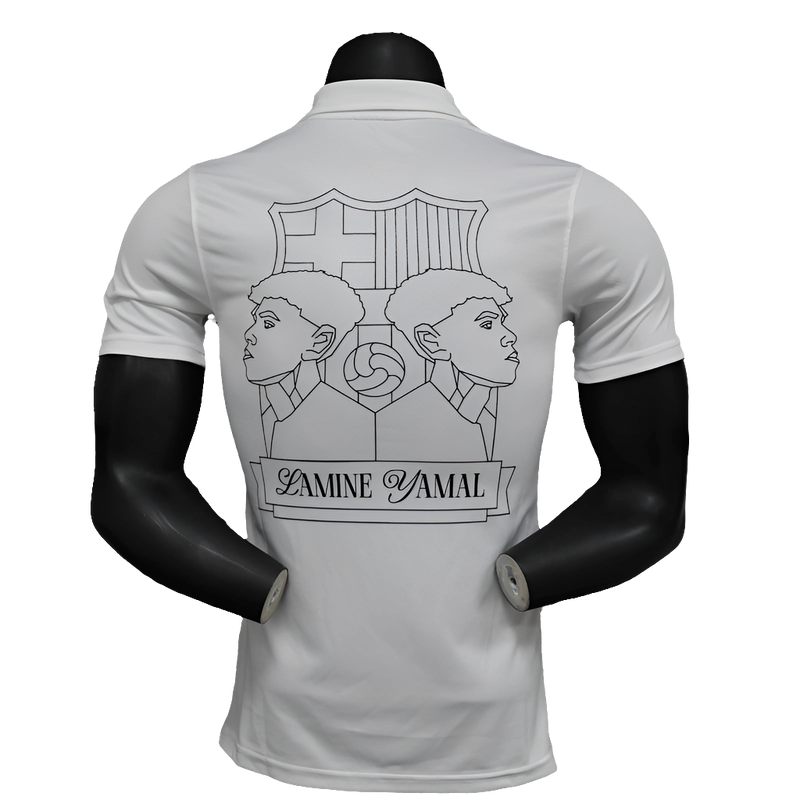 Camisa Barcelona 25/26 Edição Especial - Branca - Versão Jogador