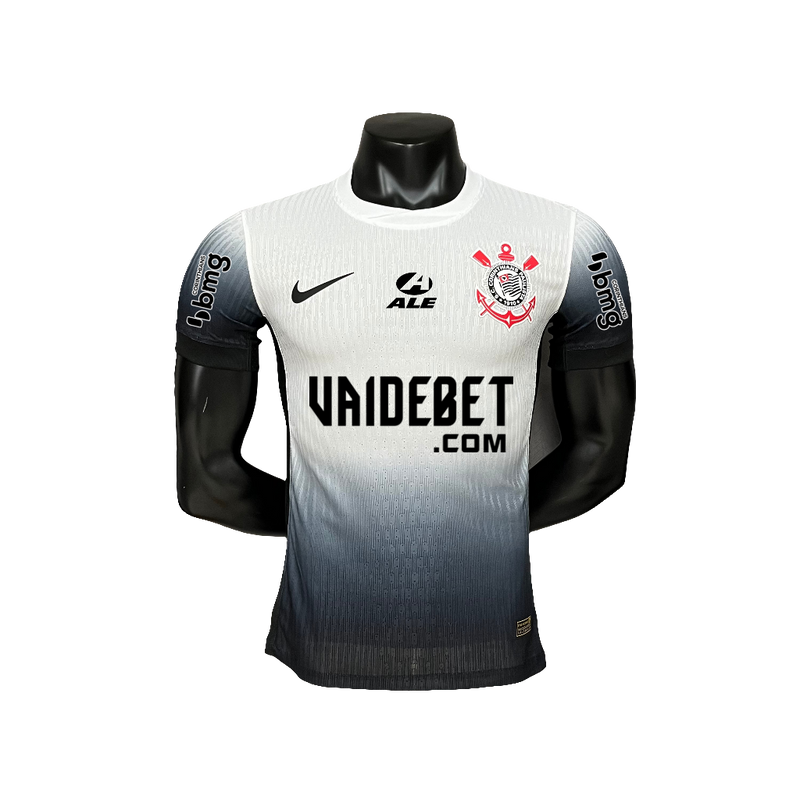 Camisa Corinthians 24/25 I Home - Todos os Patrocínios - Versão Jogador