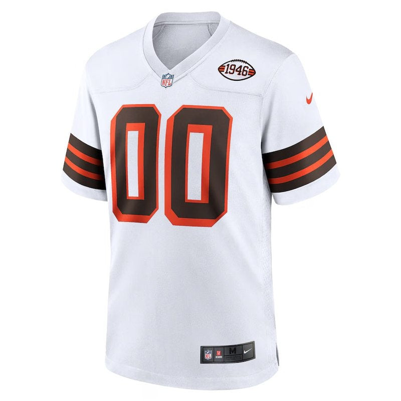 Camisa NFL Cleveland Browns - Alternativa - Edição Personalizada - Marrom - Branco