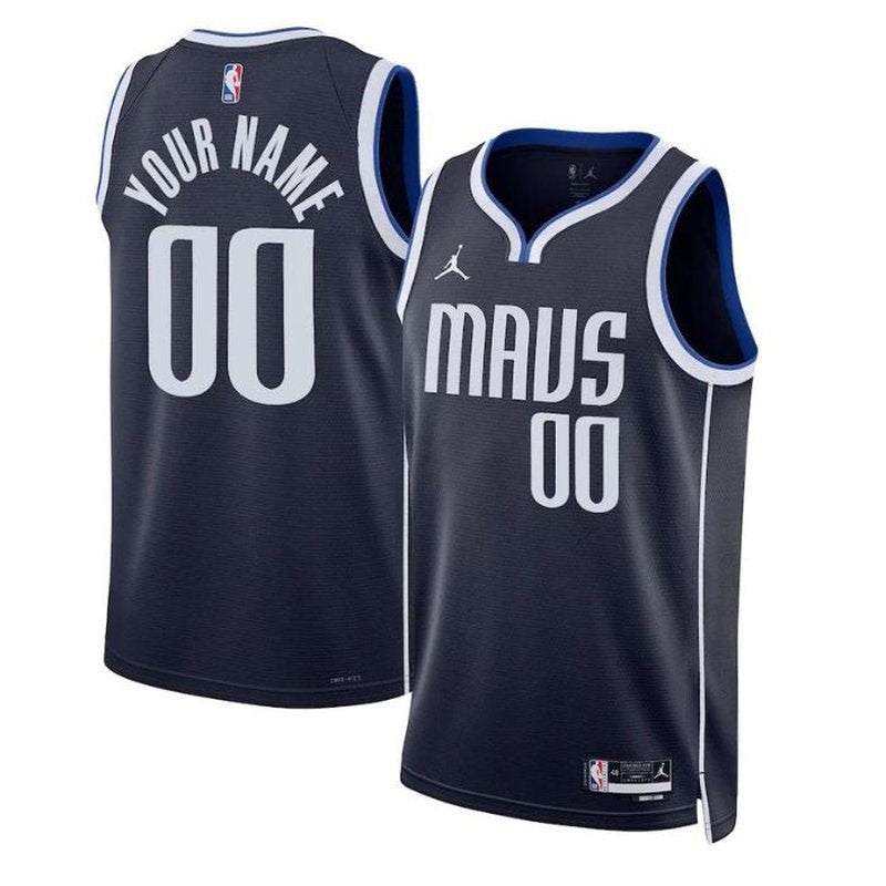 Camisa NBA - Dallas Mavericks - 2023 - Edição de Impacto - Azul Marinho