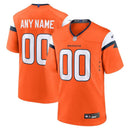 Camisa NFL Denver Broncos - Coleção Mile High - Versão de Jogo - Laranja