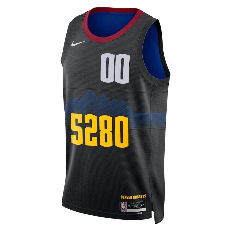 Camisa NBA - Denver Nuggets - 23/24 - Preto - Edição Cidade