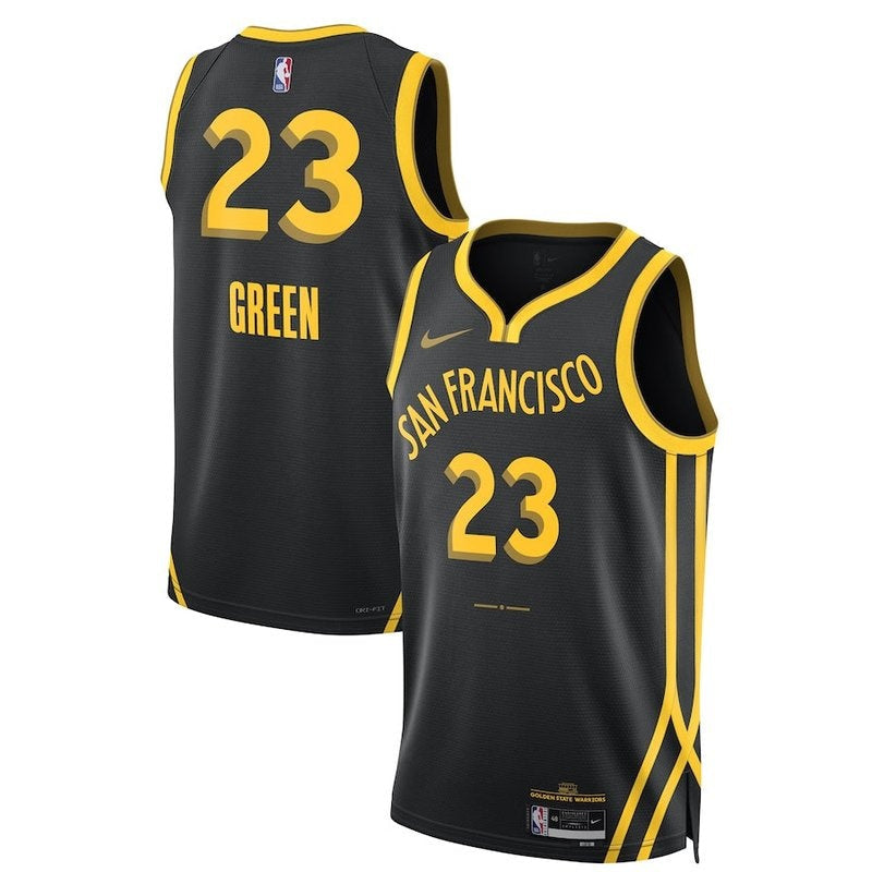 Camisa NBA Draymond Green - Golden State Warriors - 23/24 - Preto - Edição Cidade
