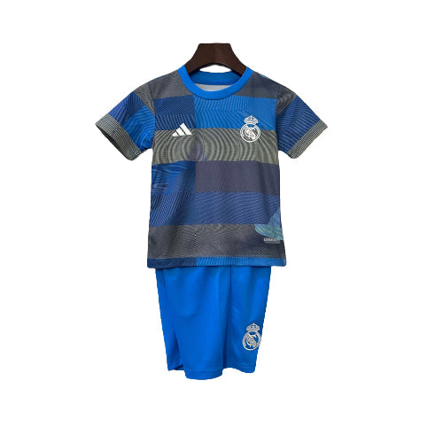 Kit Infantil Real Madrid 25/26 Treino - Azul