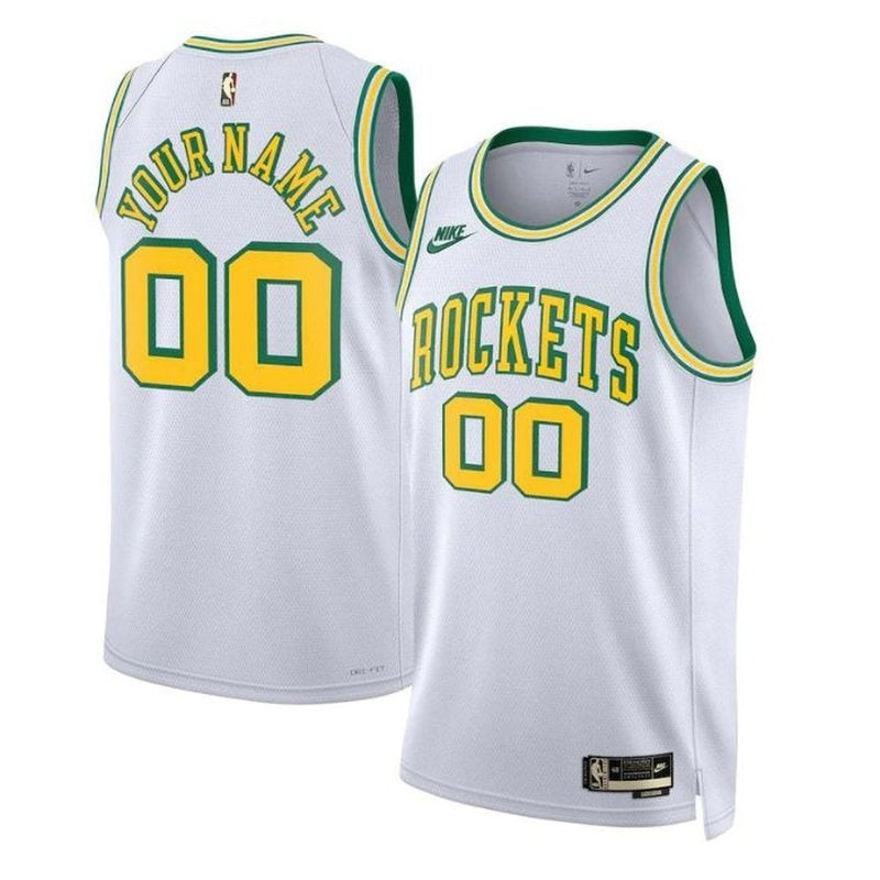 Camisa NBA - Houston Rockets - 2023 - Edição Clássica - Branco