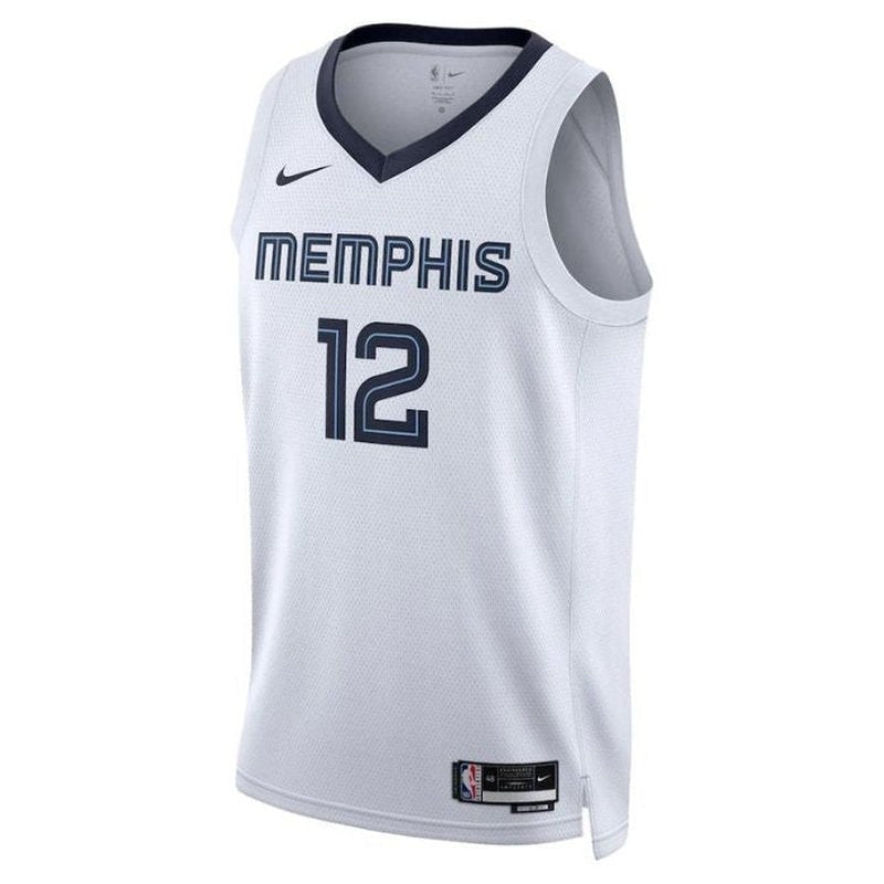 Camisa NBA Ja Morant - Memphis Grizzlies - 2023 - Edição Associação - Branco