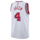 Camisa NBA Jalen Green - Houston Rockets - 23/24 - Branco - Edição Cidade