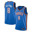 Camisa NBA Jalen Williams - Oklahoma City Thunder - 2023 - Edição Ícone - Azul