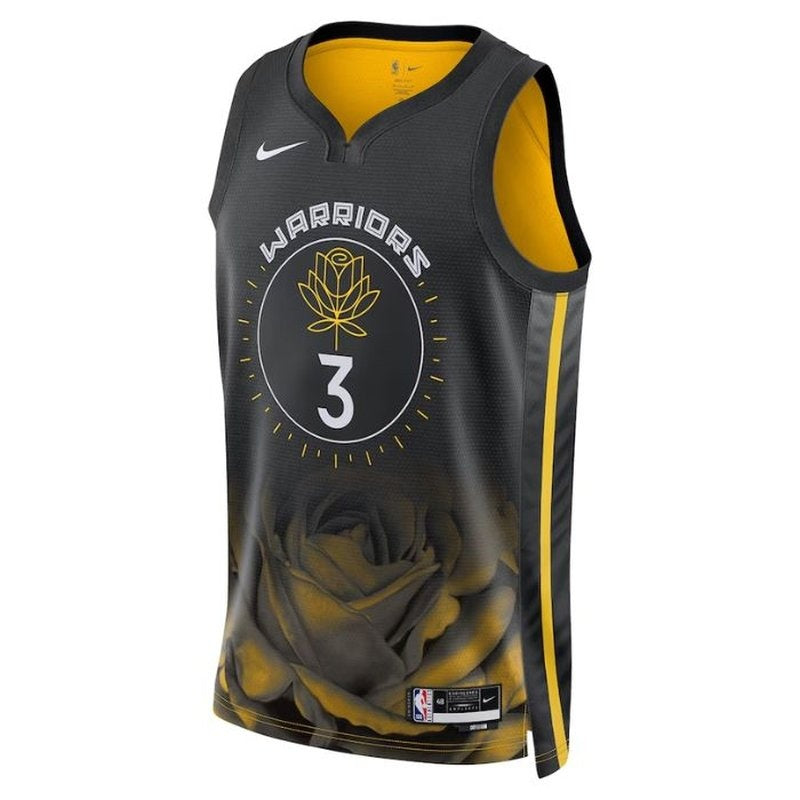Camisa NBA Jordan Poole - Golden State Warriors - 2023 - Edição Cidade - Preto