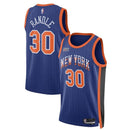 Camisa NBA Julius Randle - New York Knicks - 23/24 - Azul - Edição Cidade