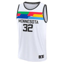 Camisa NBA Karl-Anthony Towns - Minnesota Timberwolves - 2023 Fastbreak - Edição Cidade - Branco