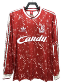 Camisa Liverpool 89/91 I Home - Versão Retrô Manga Longa