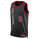 Camisa NBA Lonzo Ball - Chicago Bulls - 23/24 - Preto - Edição Cidade