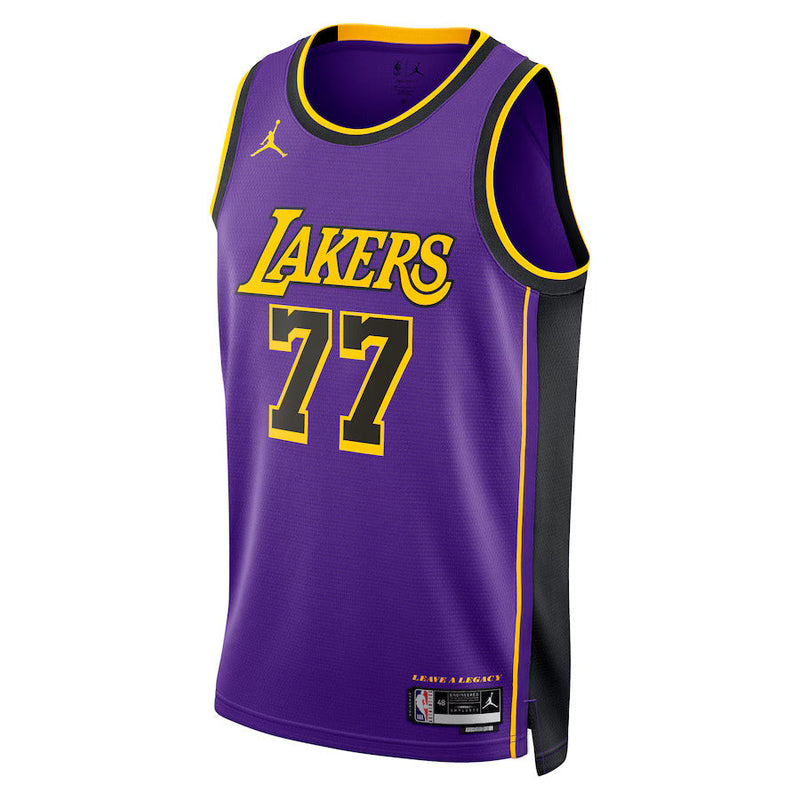 Camisa NBA Luka Dončić - Los Angeles Lakers - Edição de Impacto 2024 - Roxo - Unisex