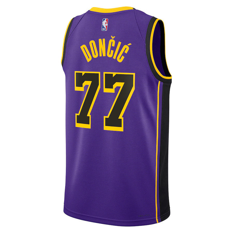 Camisa NBA Luka Dončić - Los Angeles Lakers - Edição de Impacto 2024 - Roxo - Unisex